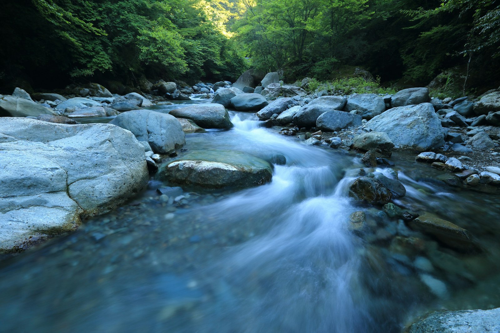 Representative river scenery — winding Irish river through farmland
